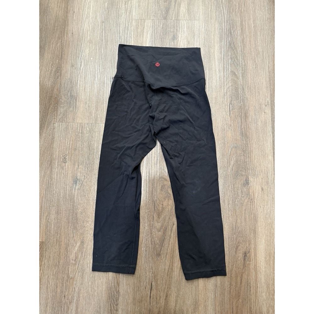 Lululemon Align High Rise Crop 21 inch Black Size 4